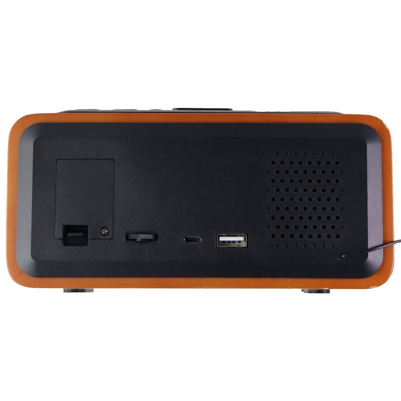 Jelly Comb Wooden LED Alarm Clock with USB Charge Port - Brown/Black - Jelly Comb - Simple Cell Shop, Free shipping from Maryland!