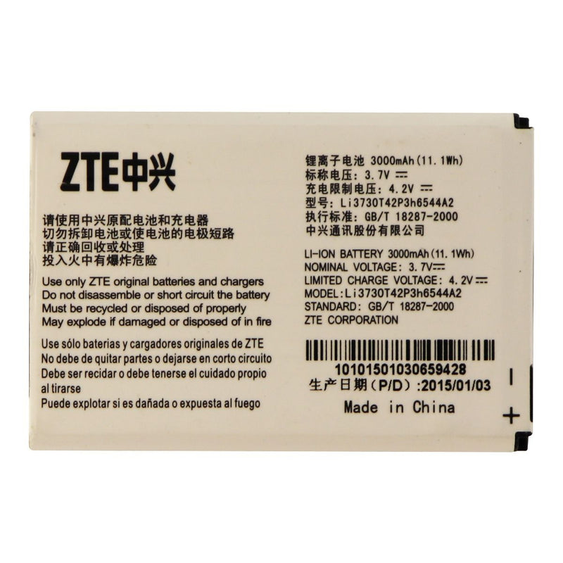 ZTE Rechargeable 3,000mAh (Li3730T42P3h6544A2) 3.7V Battery for MF96 / Sonic 2.0 - ZTE - Simple Cell Shop, Free shipping from Maryland!