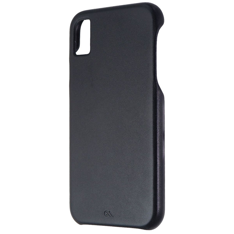 Case-Mate Barely There Genuine Leather Hard Case for Apple iPhone XR - Black