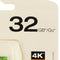 PNY 4K Ultra HD MicroSDHC Class 10 I3 Memory Card - 32GB / Up to 65MB/s - PNY - Simple Cell Shop, Free shipping from Maryland!