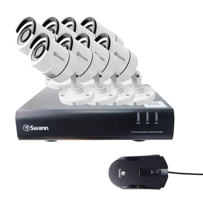 Swann 8 Camera (1080p) Security System with 1TB DVR Recorder - White (DVR-84500) - Swann - Simple Cell Shop, Free shipping from Maryland!