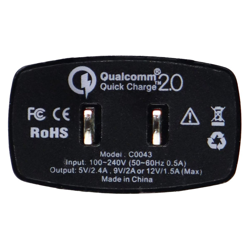 Choetech Quick Charge 2.0 Single USB Wall Charger - Black (C0043) - Choetech - Simple Cell Shop, Free shipping from Maryland!
