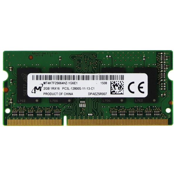Micron (2GB) DDR3 RAM PC3L-12800S (1Rx16) SO-DIMM 1600MHz (MT4KTF25664HZ-1G6E1) - Micron - Simple Cell Shop, Free shipping from Maryland!
