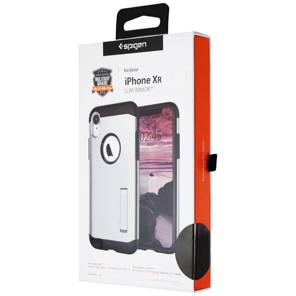 Spigen Slim Armor Case with Kickstand for Apple iPhone XR - Satin Silver - Spigen - Simple Cell Shop, Free shipping from Maryland!
