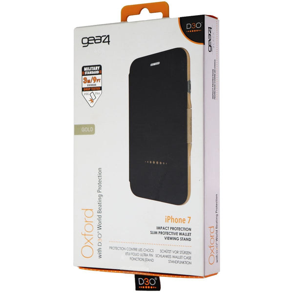 Gear4 IC7030D3 D3O Oxford for Apple iPhone 7 / 8 - Gold / Oxford Black - Gear 4 - Simple Cell Shop, Free shipping from Maryland!