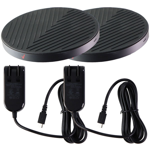 Verizon Fast Charge Qi Wireless Charging Pad (2 Pack) - Black (WC10WGGL2PK-AL) - Verizon - Simple Cell Shop, Free shipping from Maryland!