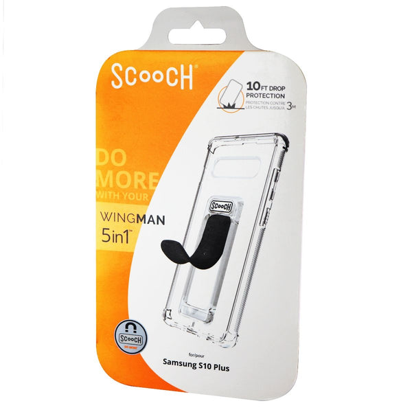 Scooch Wingman Series 5 in 1 Case with Kickstand for Galaxy (S10+) - Clear - Scooch - Simple Cell Shop, Free shipping from Maryland!