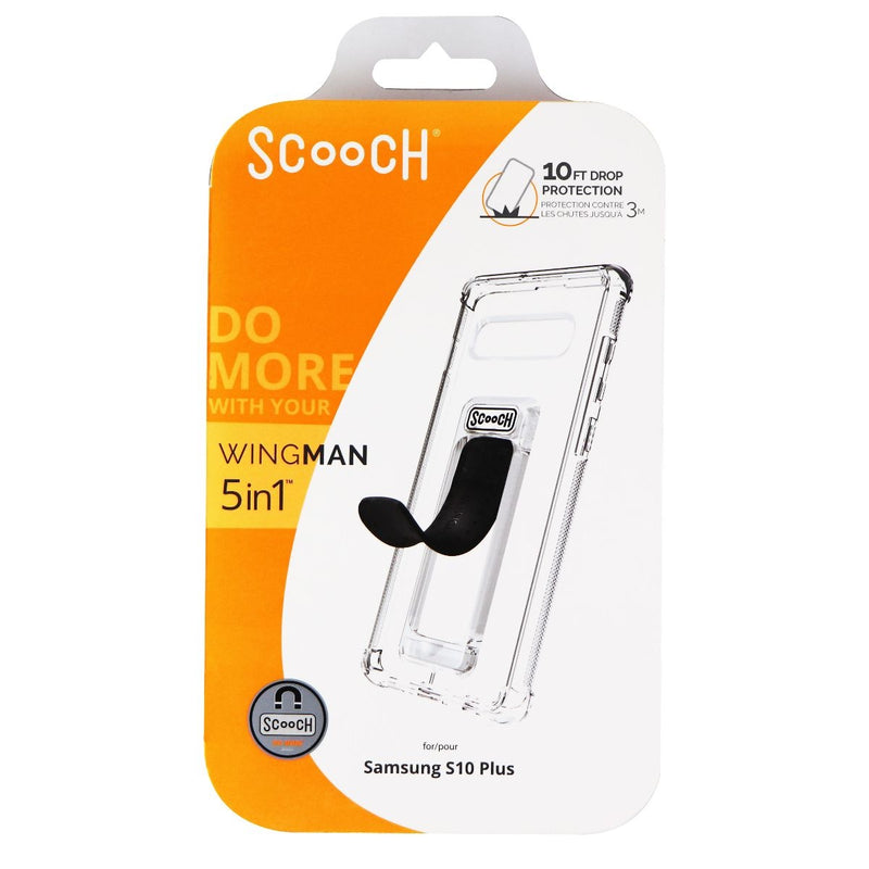 Scooch Wingman Series 5 in 1 Case with Kickstand for Galaxy (S10+) - Clear - Scooch - Simple Cell Shop, Free shipping from Maryland!