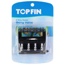 Topfin 4 Way Metal Gang Valve- Black - Topfin - Simple Cell Shop, Free shipping from Maryland!