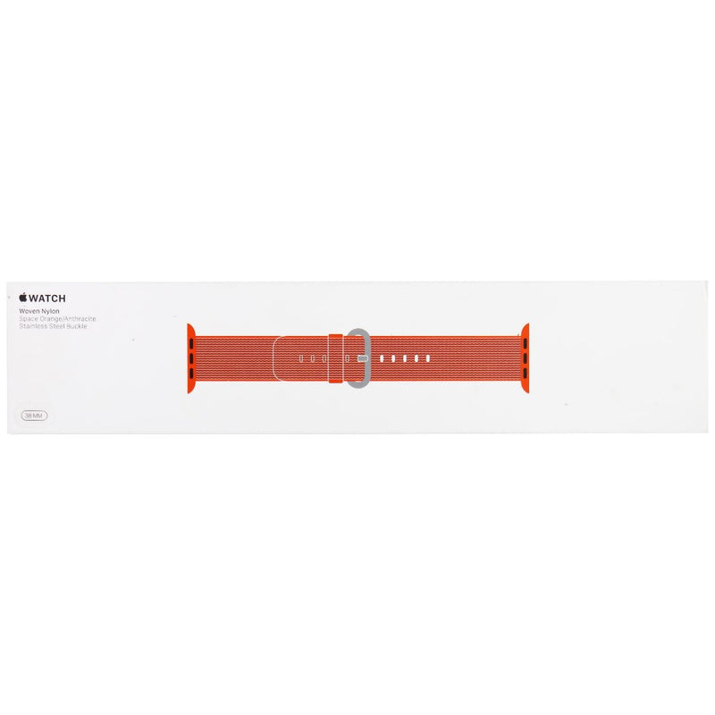 Apple 38mm Woven Nylon Band for Apple Watch 38 & 40mm - Space Orange/Anthracite - Apple - Simple Cell Shop, Free shipping from Maryland!