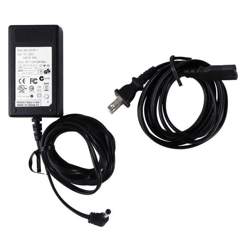 (12V/2A) Power Supply Wall Charger - Black (SA06-24S12R-U) - Unbranded - Simple Cell Shop, Free shipping from Maryland!