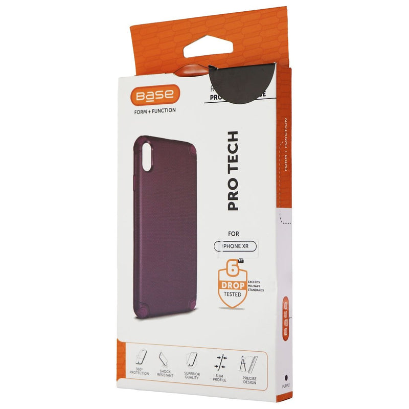 Base Pro Tech Rugged Armor Protective Case for iPhone XR - Purple - Base - Simple Cell Shop, Free shipping from Maryland!