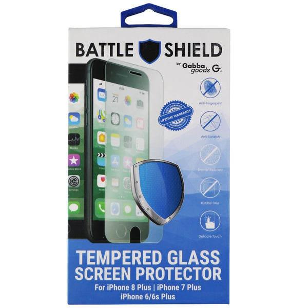 GabbaGoods Battle Shield Tempered Glass for Apple iPhone 8 Plus/7 Plus - Clear - GabbaGoods - Simple Cell Shop, Free shipping from Maryland!