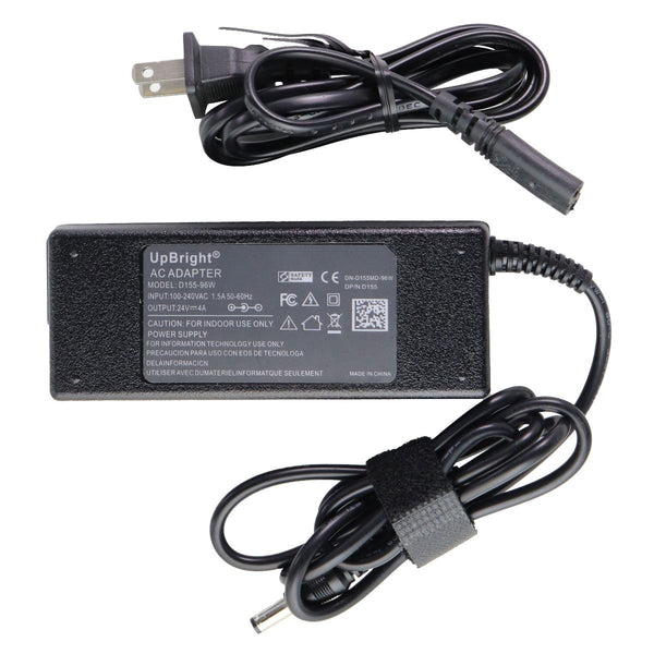 UpBright (24V / 4A) AC Adapter Wall Power Supply - Black (D155-96W) - UpBright - Simple Cell Shop, Free shipping from Maryland!
