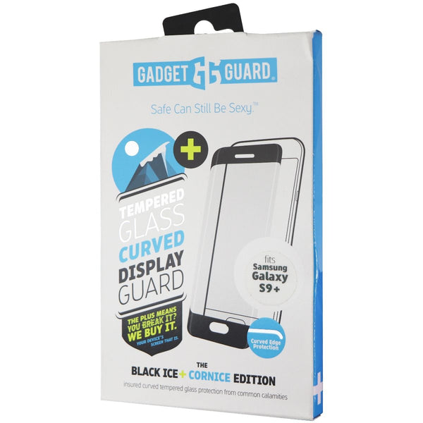 Gadget Guard (Black Ice+) Tempered Glass Screen for Galaxy (S9+) - Clear/Black - Gadget Guard - Simple Cell Shop, Free shipping from Maryland!