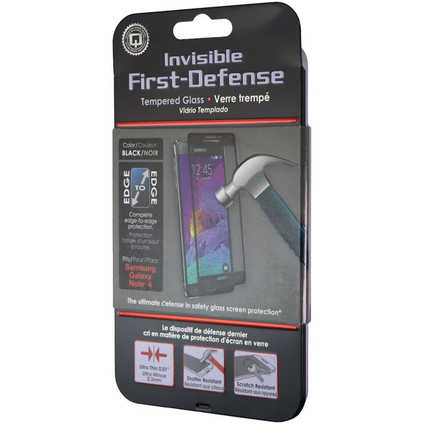 Qmadix Invisible Edge-to-Edge Tempered Glass for Galaxy Note4 - Clear/Black - Qmadix - Simple Cell Shop, Free shipping from Maryland!