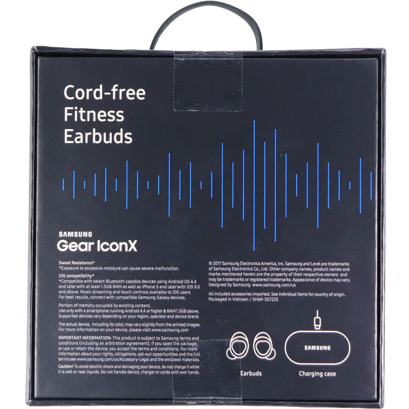 Samsung Gear IconX Bluetooth Cord-free Fitness Earbuds - Black (SM-R140) - Samsung - Simple Cell Shop, Free shipping from Maryland!