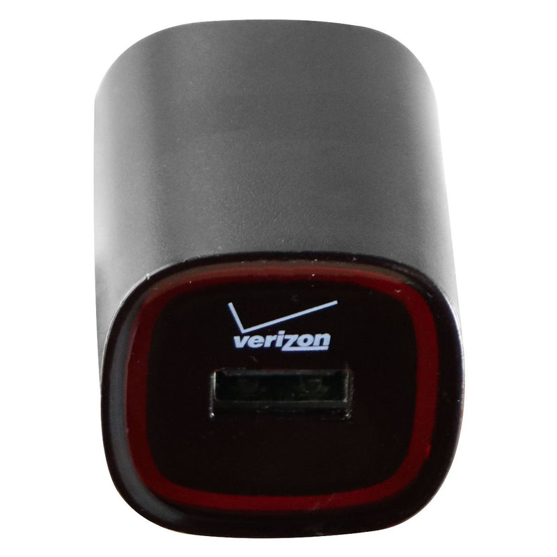 Verizon (5V/2.4) Single USB Wall Charger Power Adapter - Black/Red (580245A028) - Verizon - Simple Cell Shop, Free shipping from Maryland!