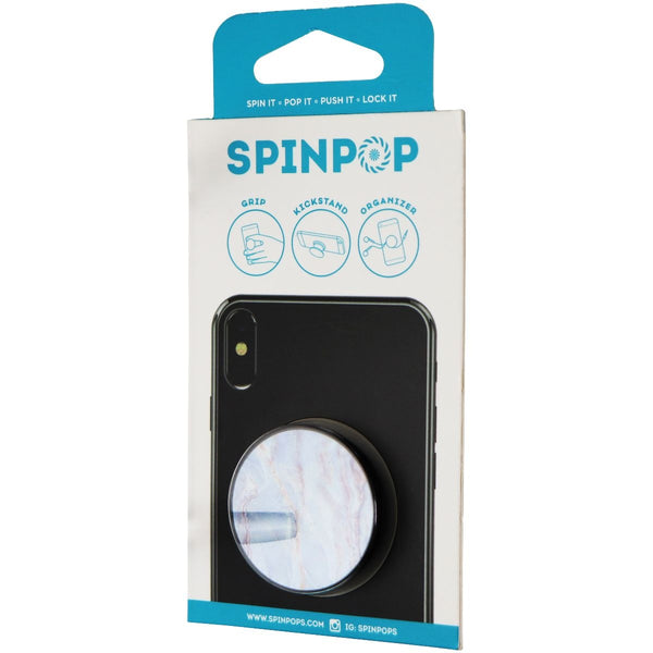 SpinPop Grip & Stand for Phones and Tablets - Blue Marble - SpinPop - Simple Cell Shop, Free shipping from Maryland!