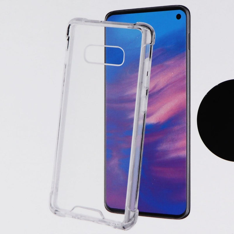 Key Hybrid Hard Case for Samsung Galaxy (S10e) Smartphones - Clear Transparent - Key - Simple Cell Shop, Free shipping from Maryland!