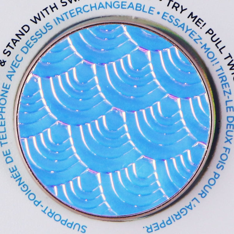 PopSockets PopGrip with Swappable Top - Iridescent Mermaid Pearl Blue - PopSockets - Simple Cell Shop, Free shipping from Maryland!