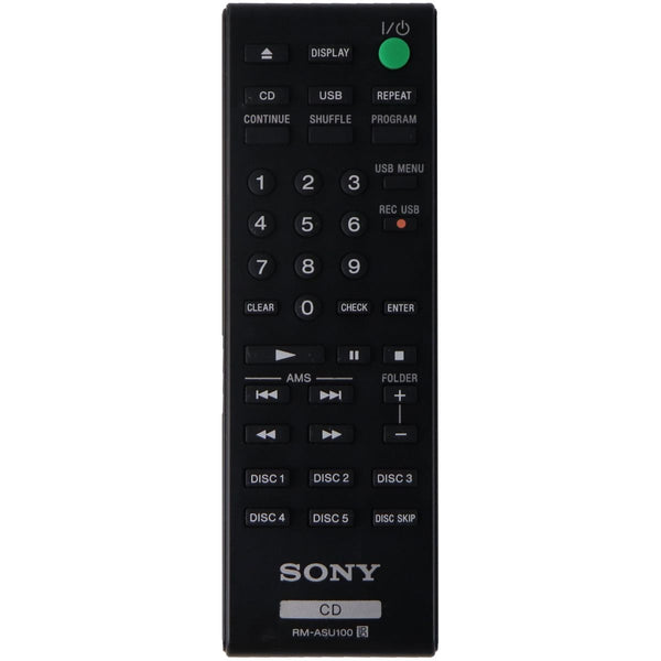 Sony Remote Control (RM-ASU100) for Select Sony CD Players - Black - Sony - Simple Cell Shop, Free shipping from Maryland!