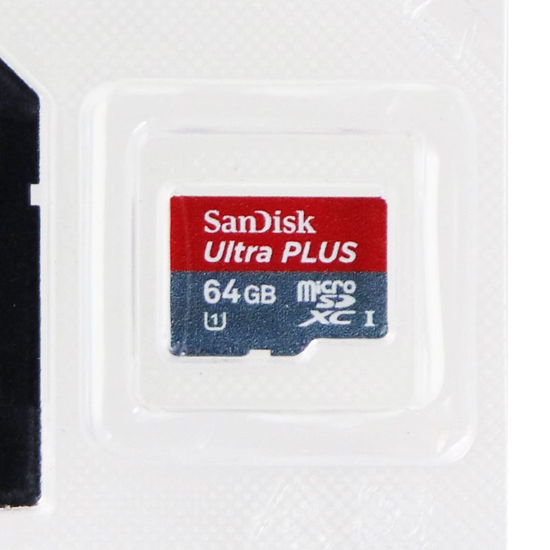 SanDisk Ultra Plus 64GB microSDXC UHS-1 Card with Adapter - 80 MB/s - SanDisk - Simple Cell Shop, Free shipping from Maryland!