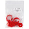 Replacement Ear-Gel & Ear-Wing Pack for Galaxy Buds & (Buds+) - Red