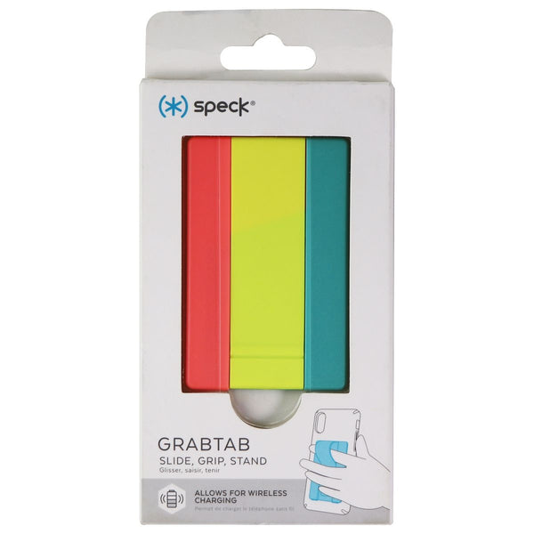 Speck GrabTab Cell Phone Holder and Stand - Toucan Pink/Zap Yellow/Mykonos Blue - Speck - Simple Cell Shop, Free shipping from Maryland!