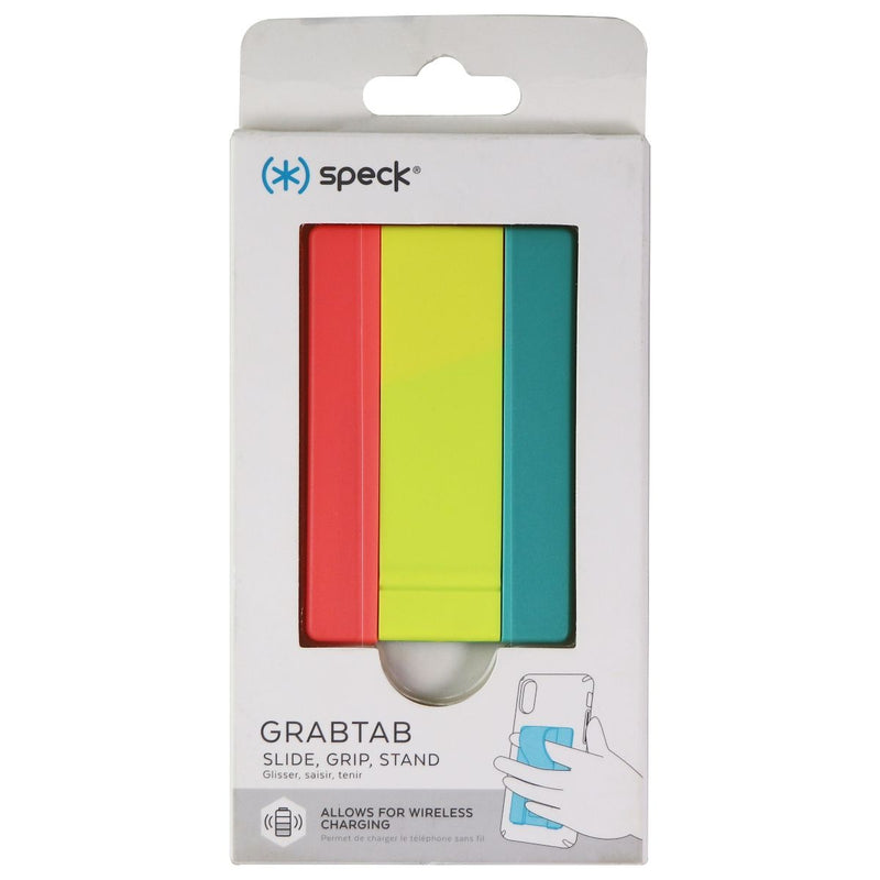 Speck GrabTab Cell Phone Holder and Stand - Toucan Pink/Zap Yellow/Mykonos Blue - Speck - Simple Cell Shop, Free shipping from Maryland!