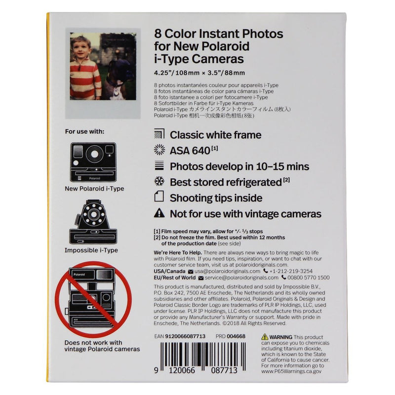 Polaroid Originals Instant Color I-Type Film - 40x Film Pack (40 Photos) (4962) - Polaroid - Simple Cell Shop, Free shipping from Maryland!