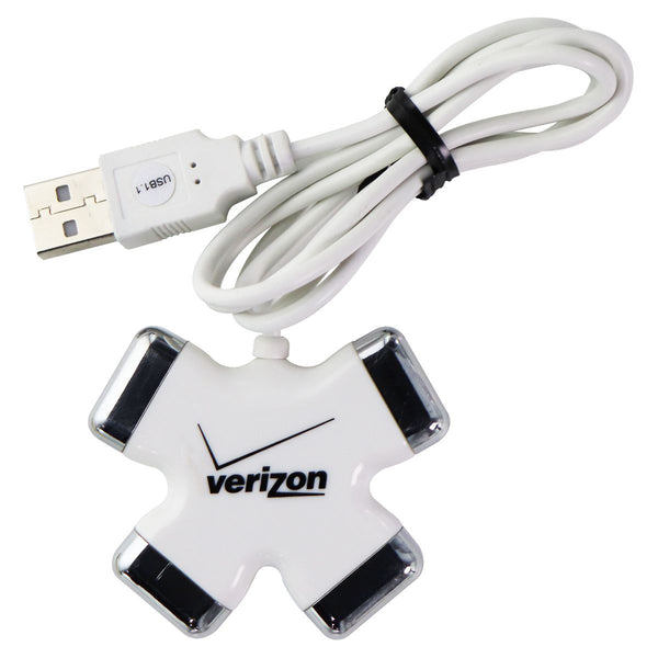 Verizon 4-Port USB Hub with 3-Foot USB (1.1) Cable - White - Verizon - Simple Cell Shop, Free shipping from Maryland!