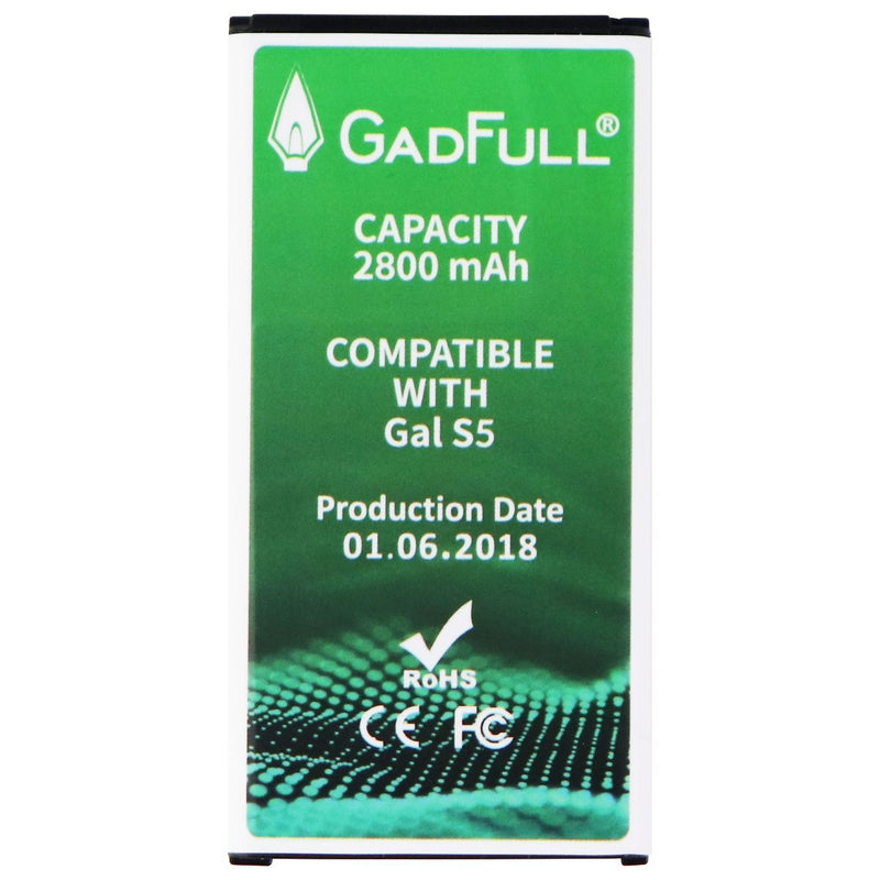 GadFull 2,800mAh Rechargeable Lithium-Ion Battery for Galaxy S5 (3.85V/10.78Wh) - GadFull - Simple Cell Shop, Free shipping from Maryland!