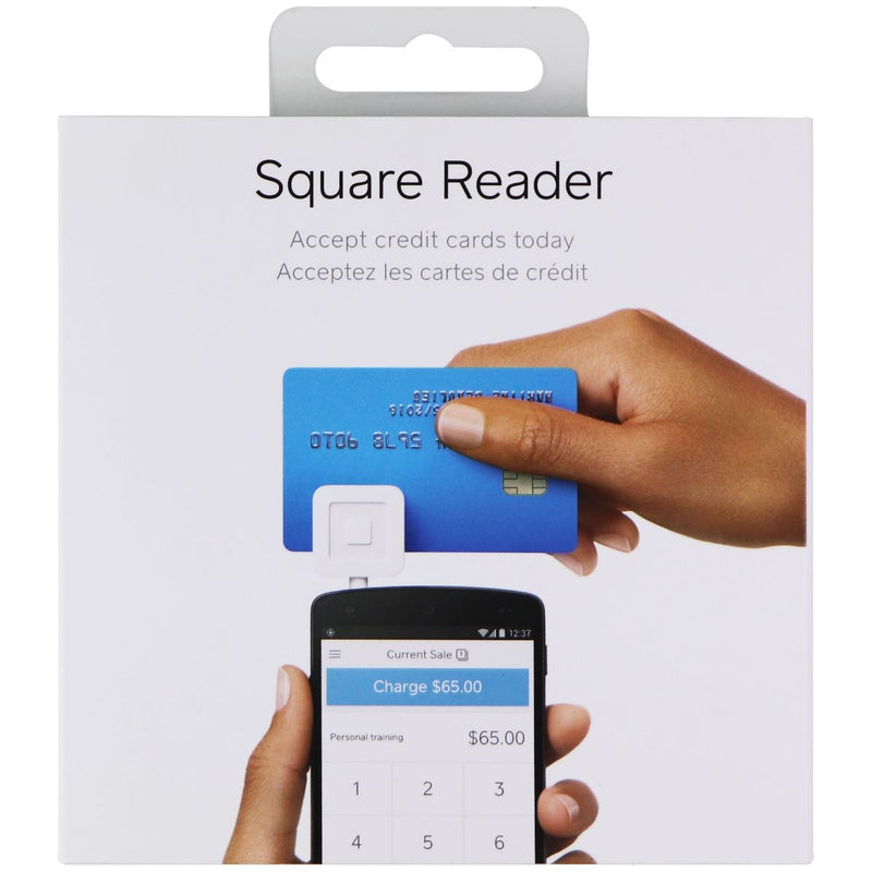 Square Credit Card Reader 2014 (3.5mm Connector) - White - Square - Simple Cell Shop, Free shipping from Maryland!
