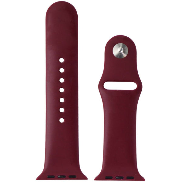 44mm Sport Band for Apple Watches All Series 44 & 42mm Cases - Dark Red (S/M) - Apple - Simple Cell Shop, Free shipping from Maryland!