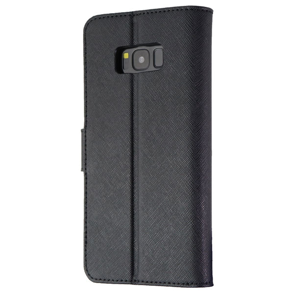 Michael Kors Saffiano Leather Folio Phone Case for Samsung Galaxy S8 Plus- Black - Michael Kors - Simple Cell Shop, Free shipping from Maryland!