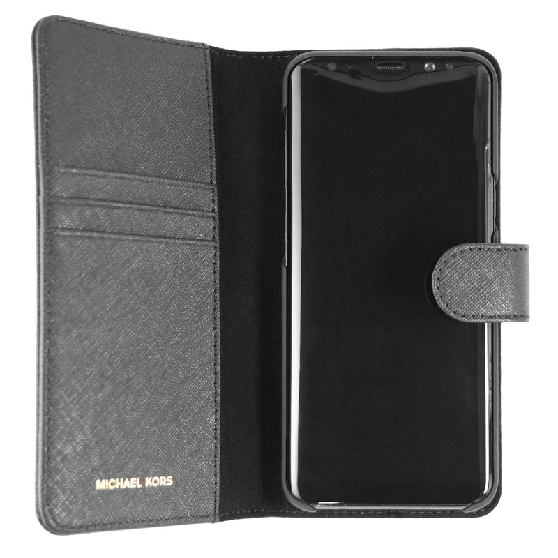 Michael Kors Saffiano Leather Folio Phone Case for Samsung Galaxy S8 P Michael Kors Saffiano Leather Folio Phone Case for Samsung Galaxy S8 P
