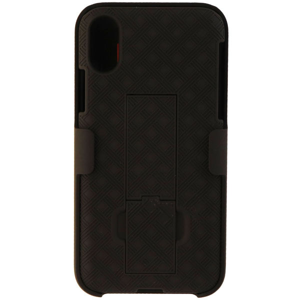 Verizon Shell and Holster with Kickstand for the Apple iPhone XS / X - Black - Verizon - Simple Cell Shop, Free shipping from Maryland!