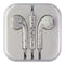 Wired 3.5mm EarBud Headphones with Remote/Mic - White/Silver Stars - Unbranded - Simple Cell Shop, Free shipping from Maryland!