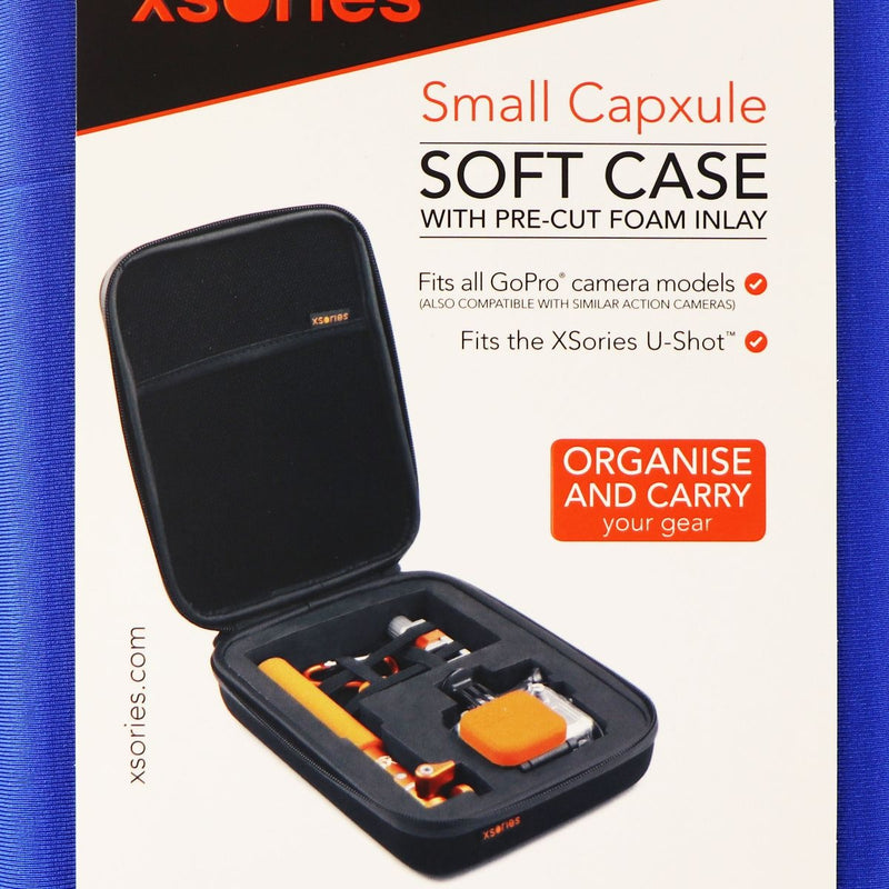 XSories Small Capxule Soft Case with Pre-Cut Foam Inlay for GoPro Cameras - Blue - XSories - Simple Cell Shop, Free shipping from Maryland!
