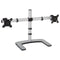 Visidec - Freestanding LED/LCD Monitor Stand for Dual Displays - Black/Silver - Visidec - Simple Cell Shop, Free shipping from Maryland!