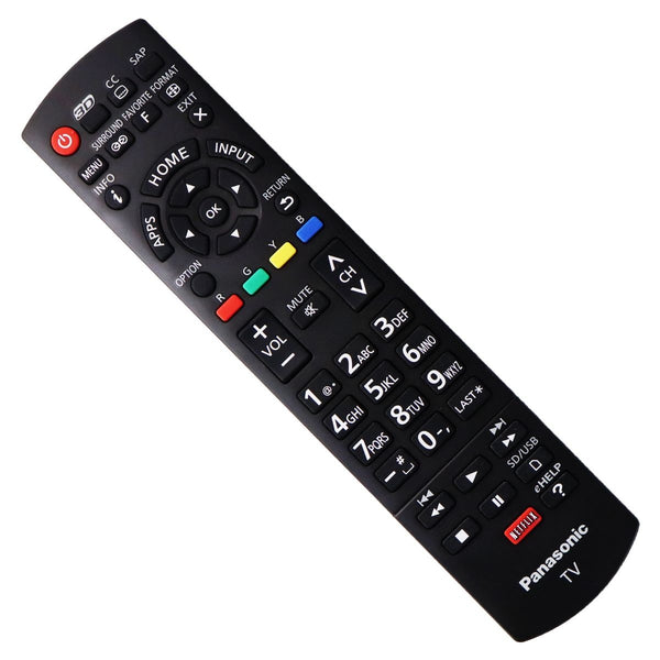 Panasonic Remote Control (N2QAYB000837) for Select Panasonic TVs - Black - Panasonic - Simple Cell Shop, Free shipping from Maryland!