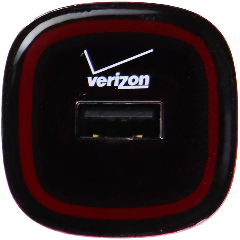 Verizon (5V/2.1) Single USB Wall Charger Power Adapter - Black/Red (580245A018) - Verizon - Simple Cell Shop, Free shipping from Maryland!