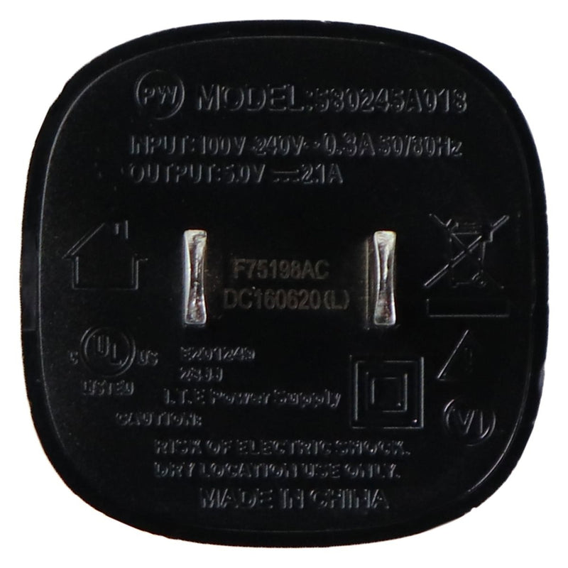 Verizon (5V/2.1) Single USB Wall Charger Power Adapter - Black/Red (580245A018) - Verizon - Simple Cell Shop, Free shipping from Maryland!