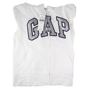 GAP Kids - Hooded Sweatshirt - Small 6-7/Girls - White/Glitter & Multi Sleeve - GAP - Simple Cell Shop, Free shipping from Maryland!