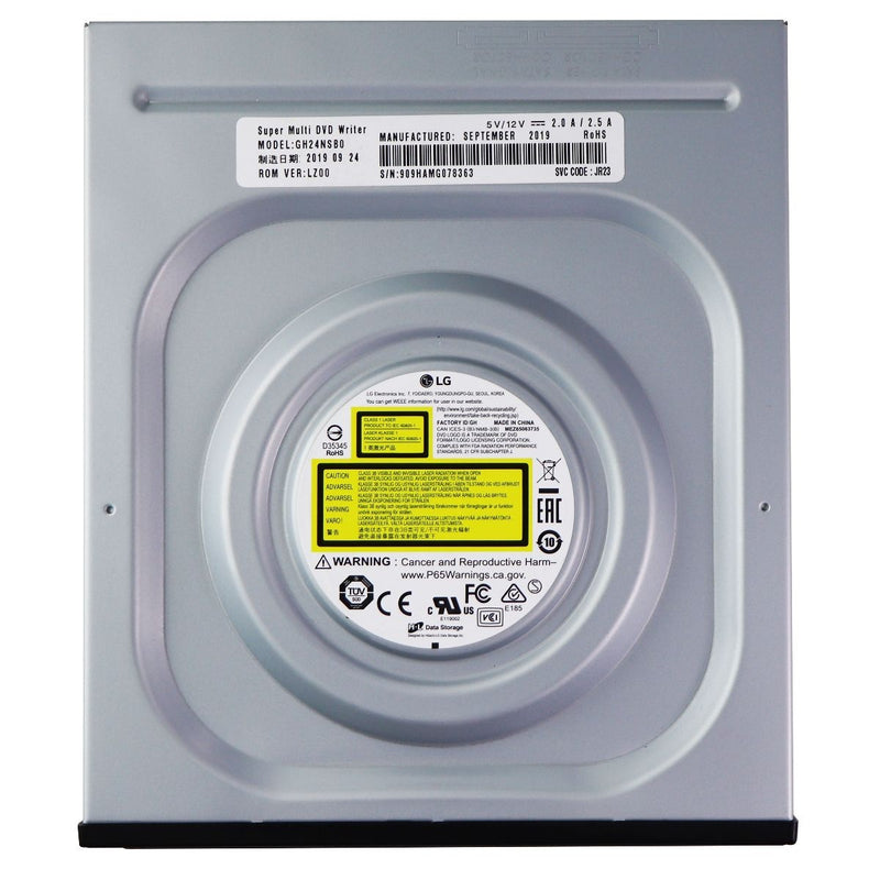 LG Electronics DVDRW 24x SATA Optical Drive, Black (GH24NSB0R) - LG - Simple Cell Shop, Free shipping from Maryland!