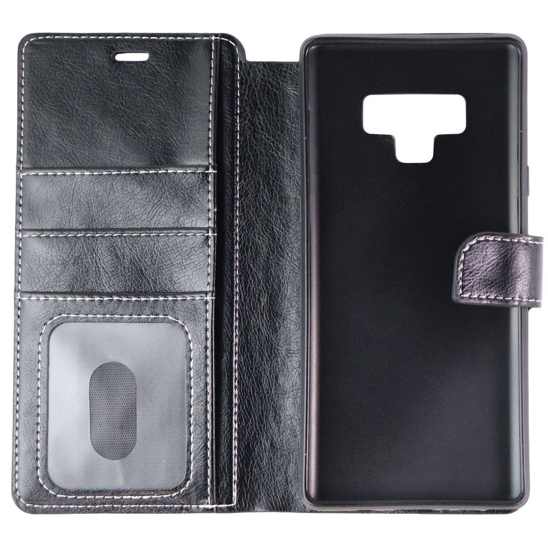 Base Wallet Folio Case for Samsung Galaxy Note9 - Black Leather - Base - Simple Cell Shop, Free shipping from Maryland!