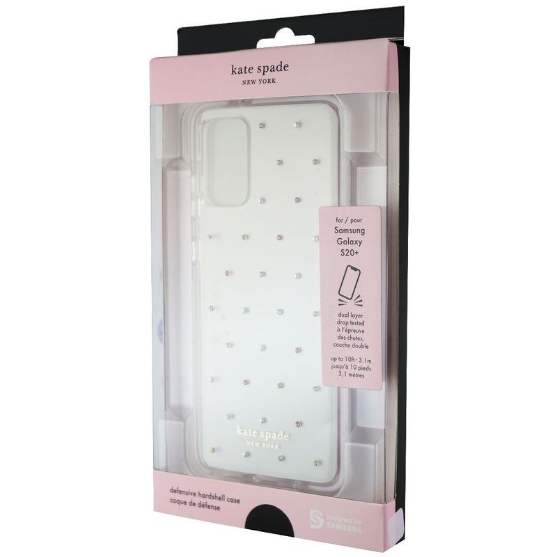 Kate Spade Defensive Hardshell Case for Galaxy (S20+) - Pin Dot Gems/Clear/White - Kate Spade - Simple Cell Shop, Free shipping from Maryland!