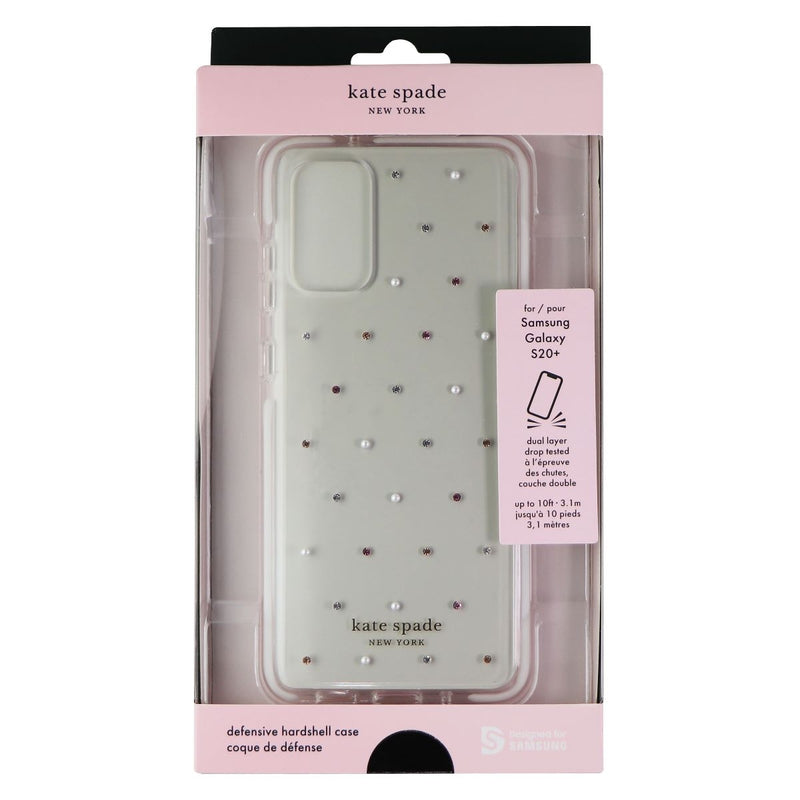 Kate Spade Defensive Hardshell Case for Galaxy (S20+) - Pin Dot Gems/Clear/White - Kate Spade - Simple Cell Shop, Free shipping from Maryland!