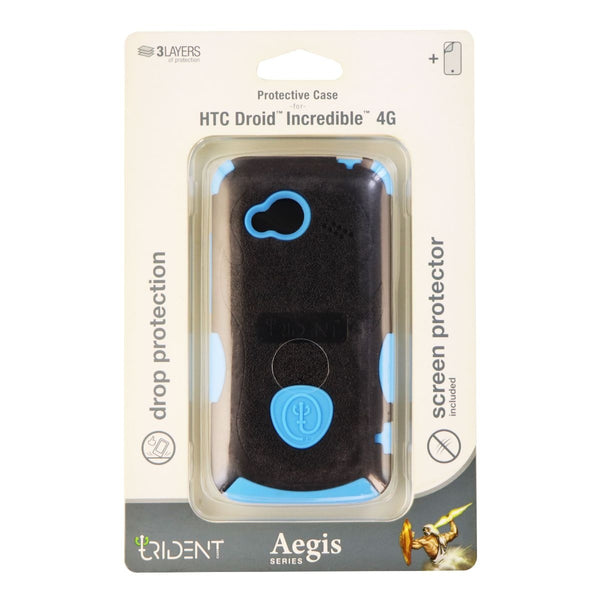 Trident Aegis Series Dual Layer Case for HTC Droid Incredible 4G - Black / Blue - Trident Case - Simple Cell Shop, Free shipping from Maryland!